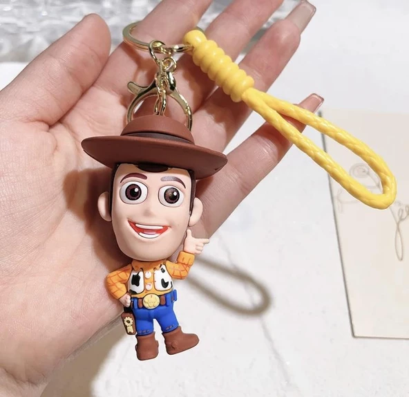Toy Story Oyuncak Hikayesi Kovboy Şerif Woody Anahtarlık Çanta Aksesuarı Süsü