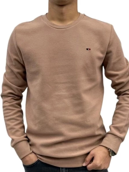 Ce-Ce C9001 Erkek Basic Selanik Bisiklet Yaka Sweatshirt