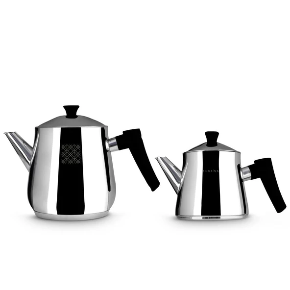 Serenk Definition Çelik Çaydanlık Siyah - 2