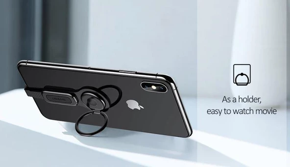 USAMS İring Yüzük Tutucu 180 Derece Ayarlanabilir Şarj ve Ses - 5