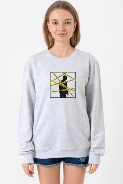 The Mentalist Crime Scene Tape Grimelanj Kadın 2ip Sweatshirt ürün görseli 1