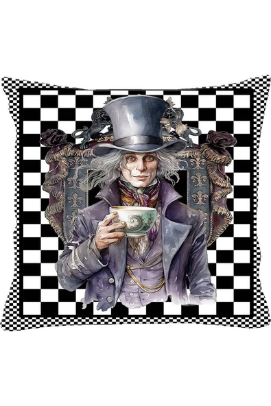 Alice in Wonderland Yastık & Kırlent & Kırlent Kılıfı Design No: 23 ürün görseli