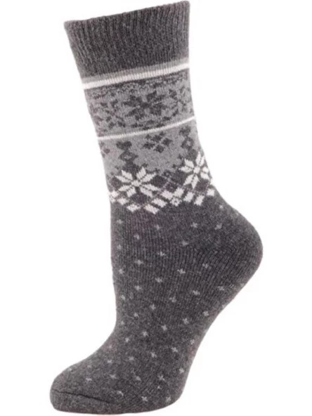 Panthzer Casual Wool Socks Erkek Çorap Gri