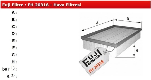 HAVA FİLTRESİ ECOLINE