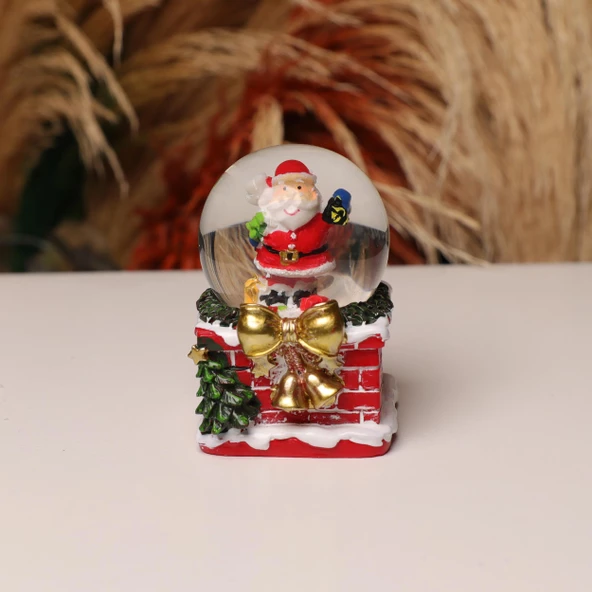 Yılbaşı Tasarımlı Mini Işıksız Küre - 2