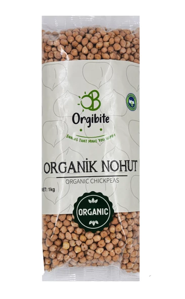 Orgibite Organik Nohut 1 Kg Paket
