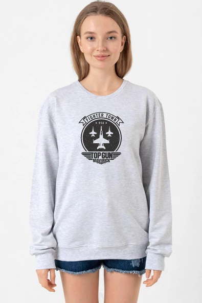 Top Gun Maverick Fighter Town Grimelanj Kadın 2ip Sweatshirt