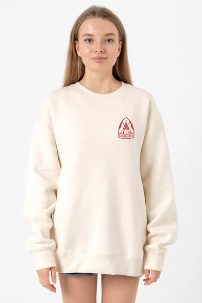 Top Gun Maverick Ghostrider Ekru Kadın 2ip Sweatshirt ürün görseli