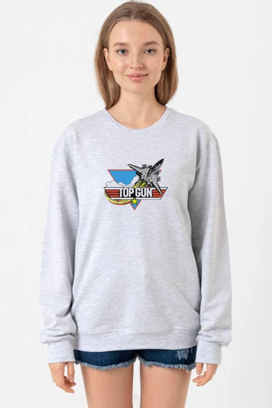 Top Gun Vintage Jet Stars Grimelanj Kadın 2ip Sweatshirt ürün görseli