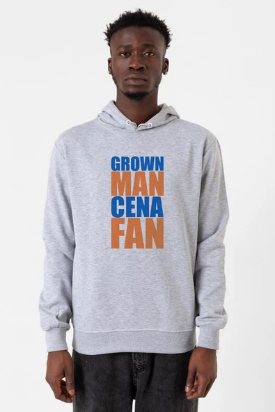 Wwe Grown Man Cena Fan Grimelanj Erkek Kapşonlu 3ip Sweatshirt