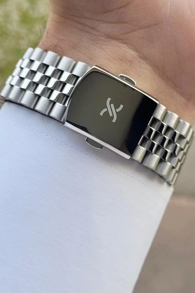 Daniel Klein DKISTE845 Kadranı Yeşil Kordonu Gümüş Renk Takvim ve Gün Fonksiyonlu Erkek Kol Saati - Resim 5