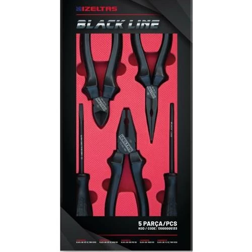 İzeltaş Black Line 5 Parça Set-13000005133