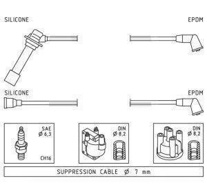 BUJİ KABLOSU MAZDA 626 IV 1.8 16V FP 9297