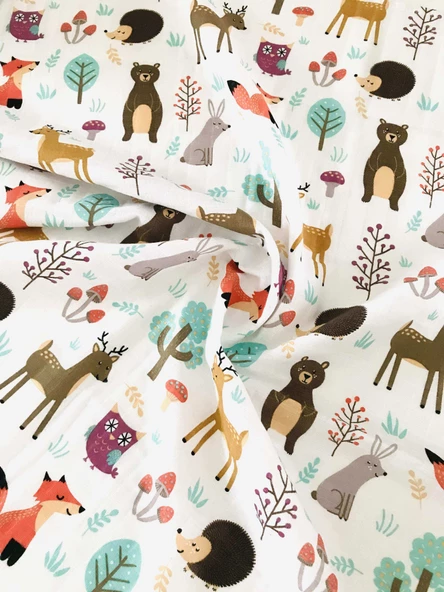 2 Adet  Çok Amaçlı Müslin Örtü Battaniye - Resim 2