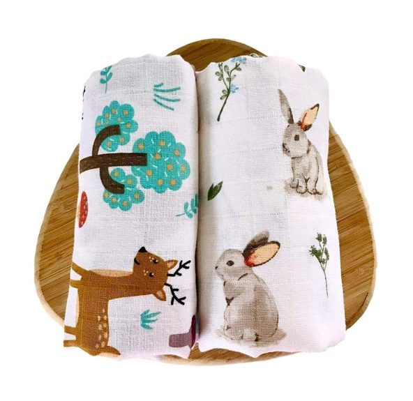 2 Adet  Çok Amaçlı Müslin Örtü Battaniye ürün görseli