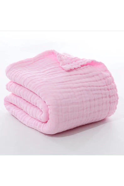 Pudra 4 Katlı Çok Amaçlı Müslin Örtü Battaniye - 4