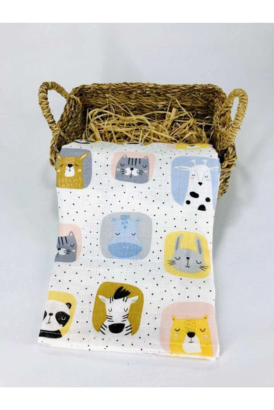 2 Adet 4 Katlı Ve 2 Katlı Çok Amaçlı Müslin Bezi Örtü Battaniye - Resim 3