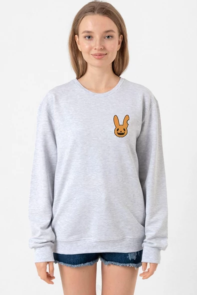 Bad Bunny Halloween Grimelanj Kadın 2ip Sweatshirt ürün görseli
