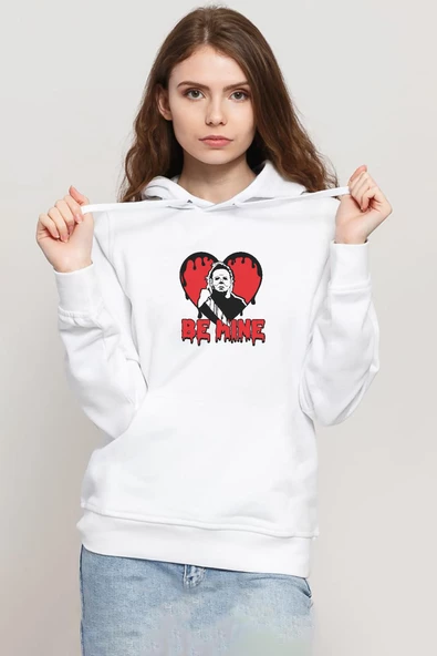 Be Mine Michael Myer Beyaz Kadın 3ip Kapşonlu Sweatshirt
