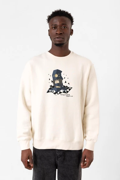 Boogiepop Phantom Yin Yang Ekru Erkek 2ip Sweatshirt ürün görseli