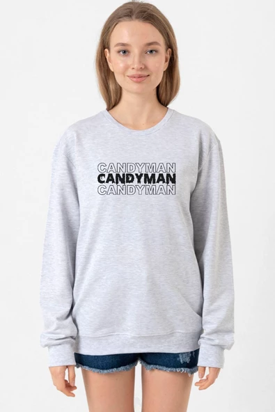 Candy Man Halloween Grimelanj Kadın 2ip Sweatshirt ürün görseli 1