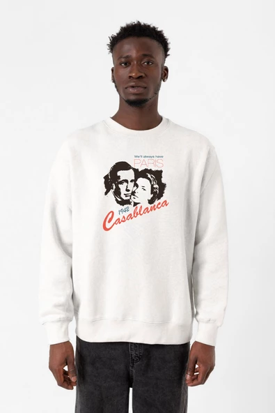 Casablanca We'll Always Have Beyaz Erkek 2ip Sweatshirt