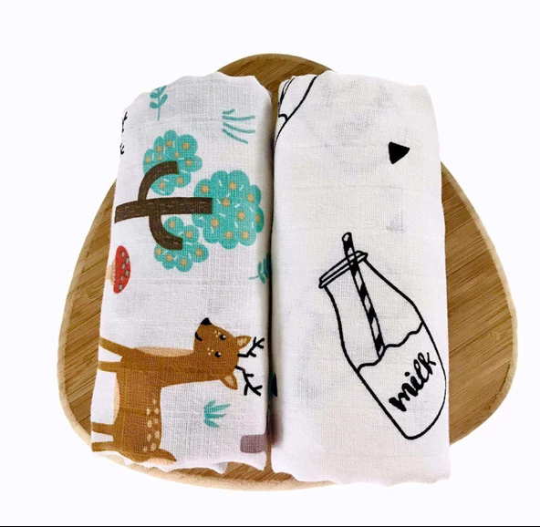 2 Adet Çok Amaçlı Müslin Örtü Battaniye