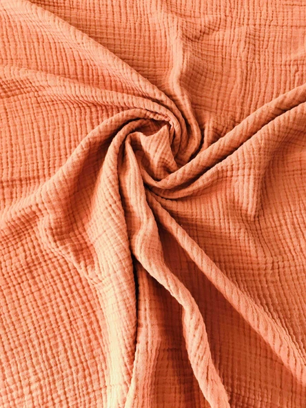 OEKO-TEX %100 Pamuk 4 Katlı Çok Amaçlı Müslin Örtü Battaniye - Resim 3