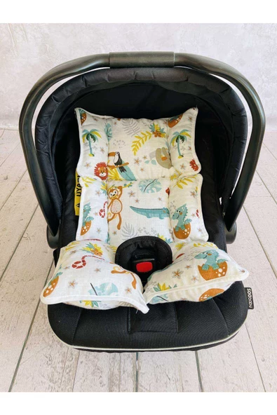 Müslin Puset Anakucağı Minderi %100 Pamuk - Resim 2