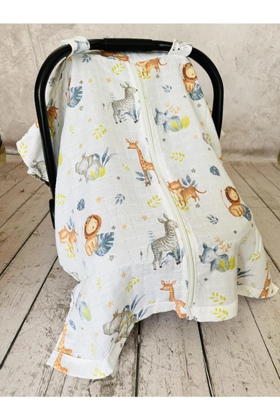 Müslin Puset Örtüsü ve Anakucağı Minderi - 4