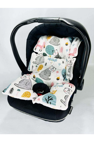 Müslin Puset Anakucağı Minderi %100 Pamuk - Resim 2