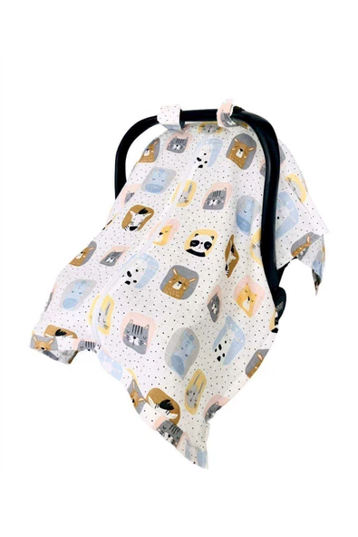 Sevimli Müslin Bezi Puset Örtüsü Fermuarlı - Resim 4