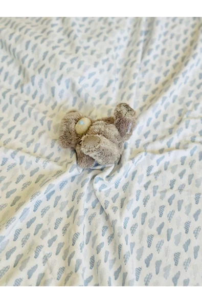 Mavi Bulut Penye Kundak Pamuk - Resim 2