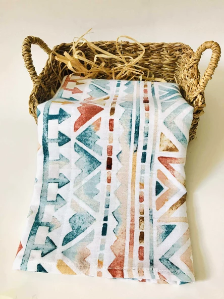 2 Adet 4 Katlı Ve 2 Katlı Çok Amaçlı Müslin Bezi Örtü Battaniye - 3