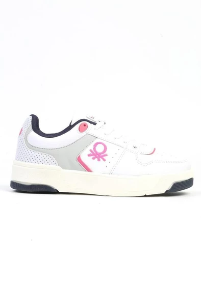 Benetton BN-31211 Kadın Sneaker Ayakkabı Beyaz 36-40