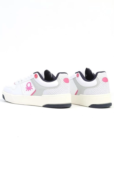 Benetton BN-31211 Kadın Sneaker Ayakkabı Beyaz 36-40 - 3