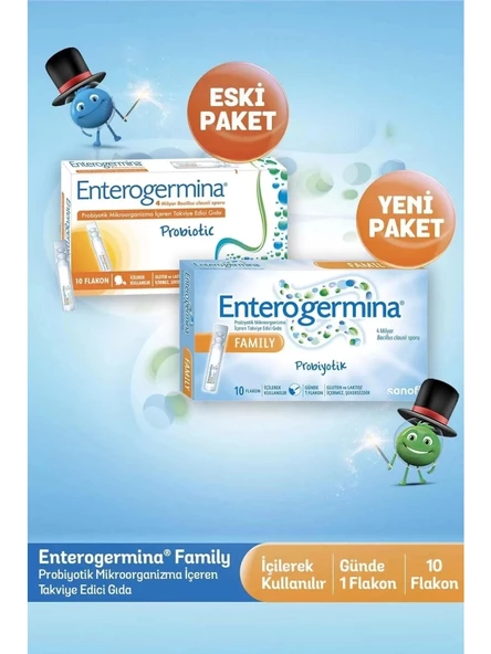 Enterogermina Family 5 ml 10 Flakon - Resim 2