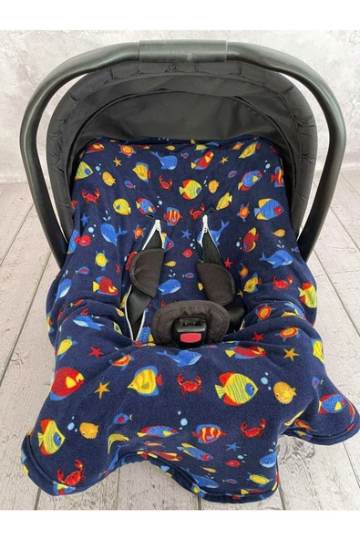 Oeko-Tex 0-12 Ay Puset Ve Bebek Arabası Battaniyesi - Resim 2