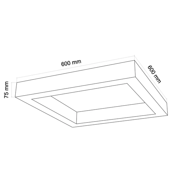 WONDEKS 60x60CM KARE LINEAR BEYAZ - 2