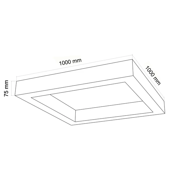 WONDEKS 100X100CM KARE LINEAR GÜNIŞIĞI - 2
