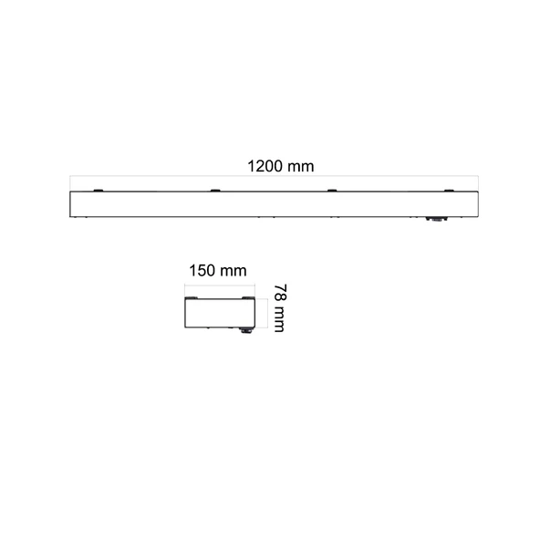 WONDEKS 120W LEDLİ YÜKSEK TAVAN ARMATÜR BEYAZ - 2