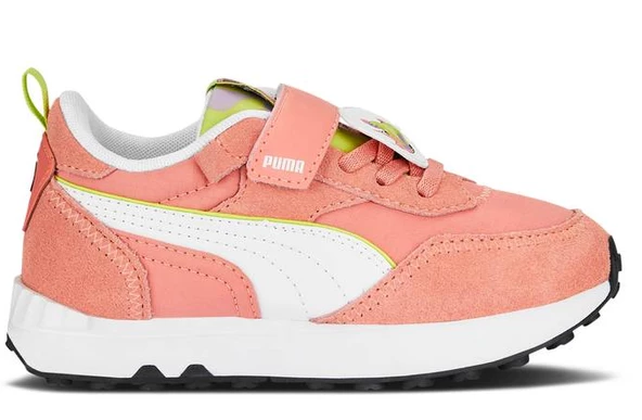 PUMA RİDER FV SPONGEBOB PEMBE ÇOCUK SPOR AYAKKABI 39212001 Ç-136