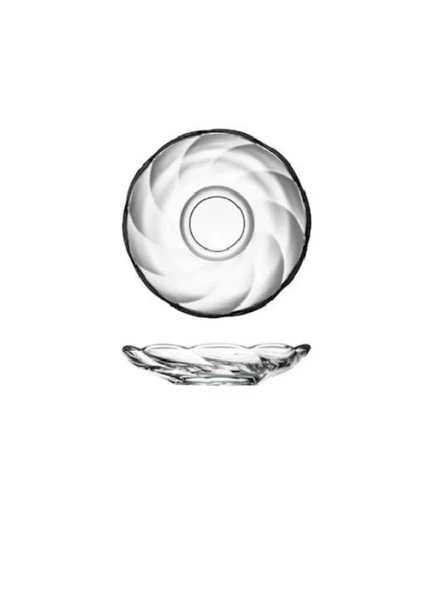 Paşabahçe 54271 Burgulu Çay Tabağı 6'lı - 2