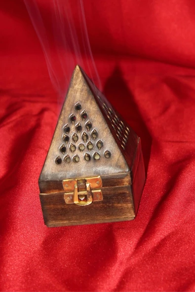 Ahşap Piramit Konik Tütsülük - 7