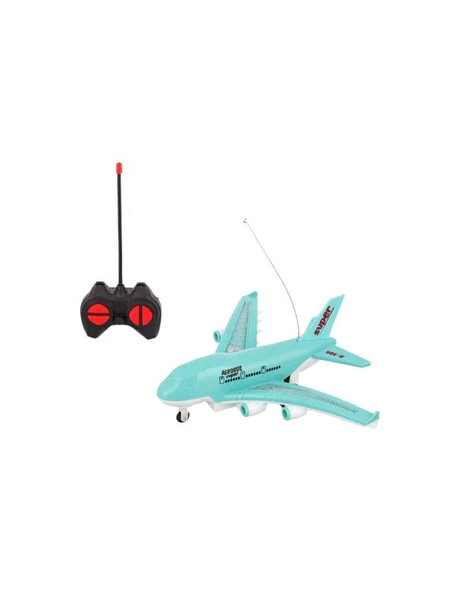 Zeytoys Kumandalı Uçak ZEY2024,Eğlenceli Işıklı Oyuncak Uçak - 2