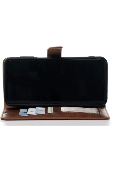 infinix Note 30 Hakiki Deri Cüzdanlı Kapaklı Kaliteli Lüks Kılıf - Resim 9