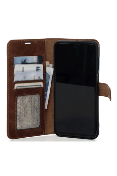 infinix Note 30 Hakiki Deri Cüzdanlı Kapaklı Kaliteli Lüks Kılıf - Resim 8