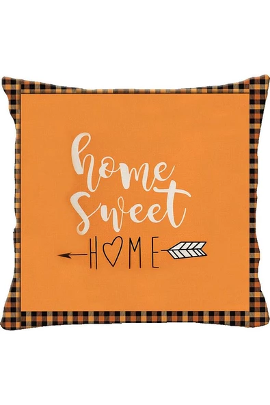 Home Sweet Home Yastık - Kırlent Kılıfı