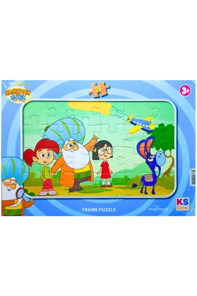Ks Games Nasrettin Hoca Zaman Yolcusu 24 parça Frame Puzzle/Yapboz ürün görseli 1
