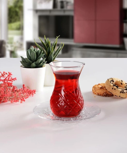 Paşabahçe 96992 Timeless 12 Parça Çay Seti - 6